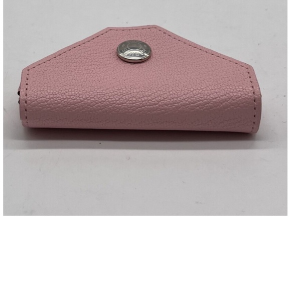 Hermes 24 Verso Mysore Goatskin Change Purse w/ Palladium Plated Snap in Pink - Picture 2 of 7